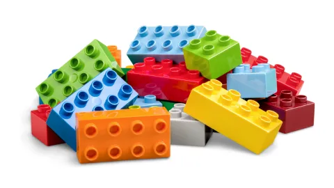 Blocks of LEGOS