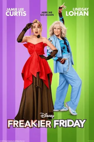 The Text Readers " Disney's Freakier Friday". Lindsay Lohan and Jamie Lee Curtis on the Cover.