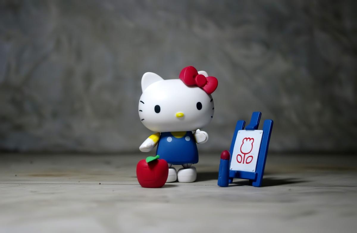 picture of a figure of Hello Kitty