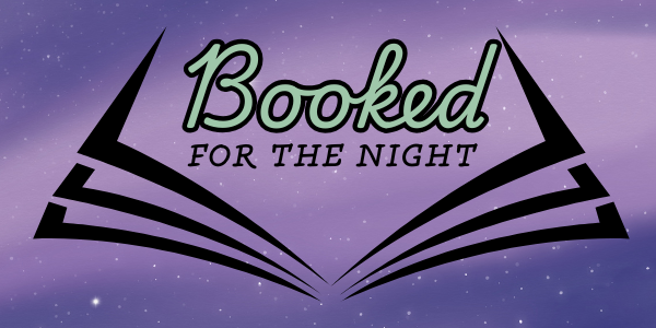 Booked for the Night Text with night sky